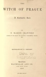 Cover of: The witch of Prague by Francis Marion Crawford