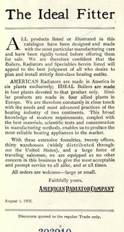 Cover of: The ideal fitter ... by American Radiator Company.