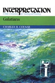Cover of: Galatians by Charles B. Cousar