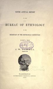 Cover of: Ethnological results of the Point Barrow expedition. by Murdoch, John