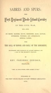 Cover of: Sabres and spurs by Frederic Denison