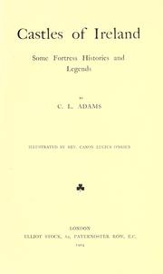 Cover of: Castles of Ireland by Constance Louisa Adams