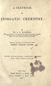 A text-book of organic chemistry by A. F. Holleman
