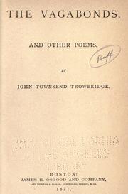 Cover of: Vagabonds by John Townsend Trowbridge