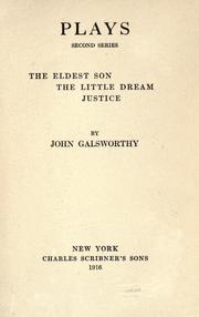 Cover of: Plays. by John Galsworthy