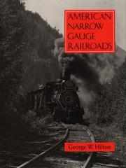 Cover of: American Narrow Gauge Railroads by George Hilton