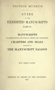 Cover of: Guide to the exhibited manuscripts