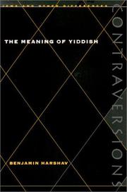 The meaning of Yiddish