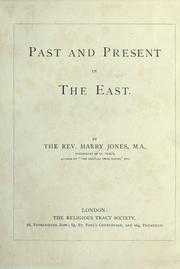 Cover of: Past and present in the East