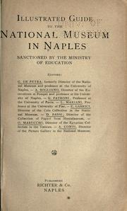 Cover of: Illustrated guide to the National Museum in Naples: sanctioned by the Ministry of education
