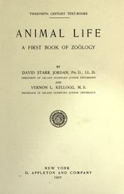 Cover of: Animal life: a first book of zoölogy