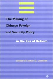 The making of Chinese foreign and security policy in the era of reform, 1978-2000