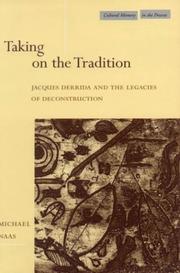 Cover of: Taking on the tradition