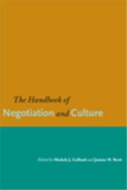 The handbook of negotiation and culture