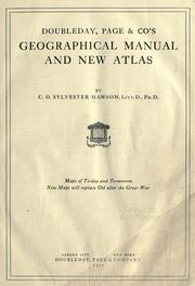 Cover of: Doubleday, Page & co.'s geographical manual and new atlas