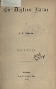 Cover of: En digters bazar. by Hans Christian Andersen