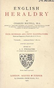 Cover of: English heraldry by Charles Boutell