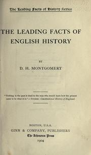 Cover of: The leading facts of English history
