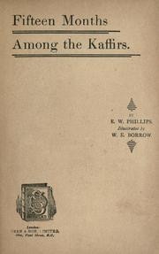 Cover of: Fifteen months among the Kaffirs.