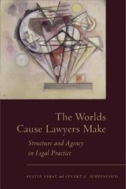 The worlds cause lawyers make : structure and agency in legal practice