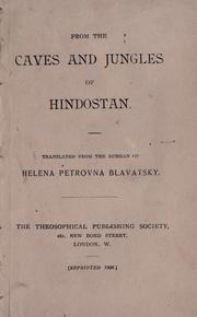 Cover of: From the caves and jungles of Hindostan