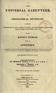Cover of: A new universal gazetteer, or, Geographical dictionary by Jedidiah Morse