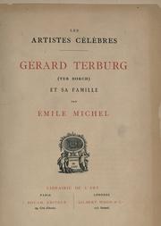 Cover of: Gérard Terburg (Ter Borch) et sa famille.