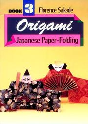 Cover of: Origami, Book 3: Japanese Paper Folding