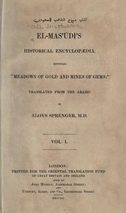 Cover of: --Historical encyclopaedia