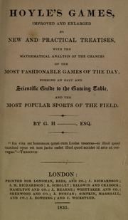 Cover of: Hoyle's games, improved and enlarged by new and practical treatises
