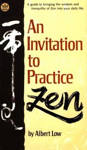 Cover of: An invitation to practice Zen