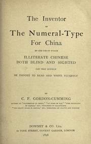 Cover of: The inventor of the numeral-type for China