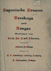 Cover of: Japanische Dramen: Terakoya und Asagao.