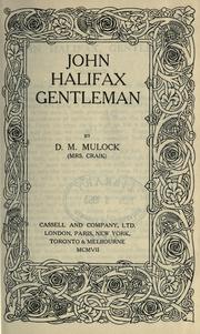 Cover of: John Halifax, gentleman. by Dinah Maria Mulock Craik