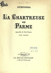 Cover of: La chartreuse de Parme [par] Stendhal. by Stendhal