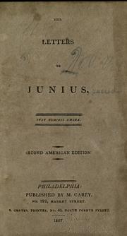 Cover of: Letters of Junius ... by Junius