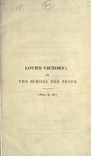 Cover of: Love's victory by George Hyde