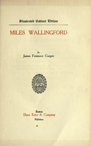 Cover of: Miles Wallingford.
