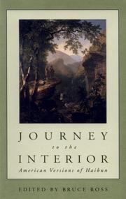 Cover of: Journey to the interior by edited by Bruce Ross.