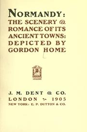 Cover of: Normandy by Gordon Home