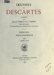Cover of: OEuvres, publiées par Charles Adam & Paul Tannery sous les auspices du Ministère de l'instruction publique. by René Descartes