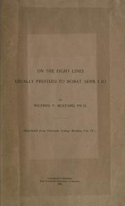 On the eight lines usually prefixed to Horat. Serm. 1. 10 PDF