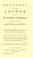 Cover of: Outlines of an answer to Dr. Priestley's Disquisitions relating to matter and spirit.