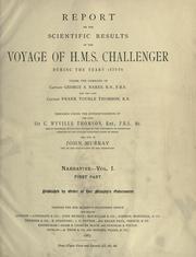 Cover of: Report on the scientific results of the voyage of H.M.S. Challenger during the years 1873-76 under the command of Captain George S. Nares and the late Captain Frank Tourle Thomson. by Challenger Expedition