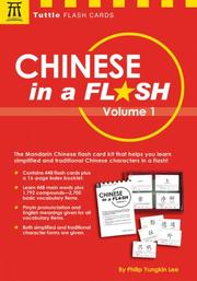 Cover of: Chinese in a Flash, Vol. 1