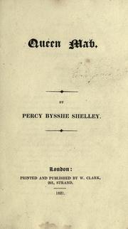 Cover of: Queen Mab. by Percy Bysshe Shelley