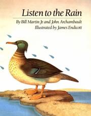 Cover of: Listen to the rain by Bill Martin Jr.
