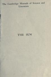 Cover of: The sun.