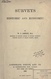 Cover of: Surveys, historic and economic.