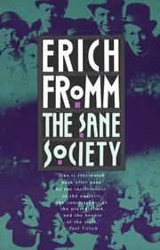 Cover of: The sane society